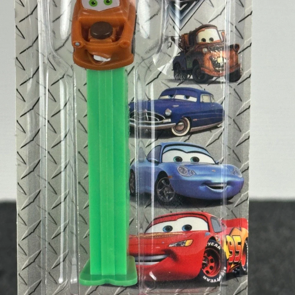 Disney‎ Pixar Cars PEZ Dispensers Lightning McQueen & Mater Set New with Candy